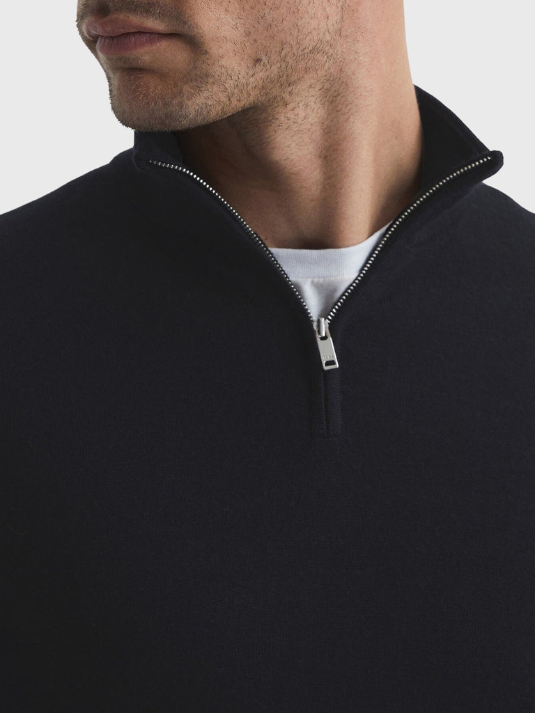 Kayan Half Zip Neck Jumper